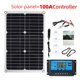thumbnail image 3 of de del panel solar de 180 vatios 18v / 5v Conjunto dual de células solares USB - Controlador 100A Sunnimix Panel de carga, 3 of 8
