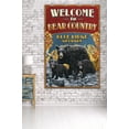 thumbnail image 3 of Blue Ridge, Georgia, Welcome to Bear Country, Vintage Sign (36x54 Giclee Gallery Art Print, Vivid Textured Wall Decor), 3 of 3