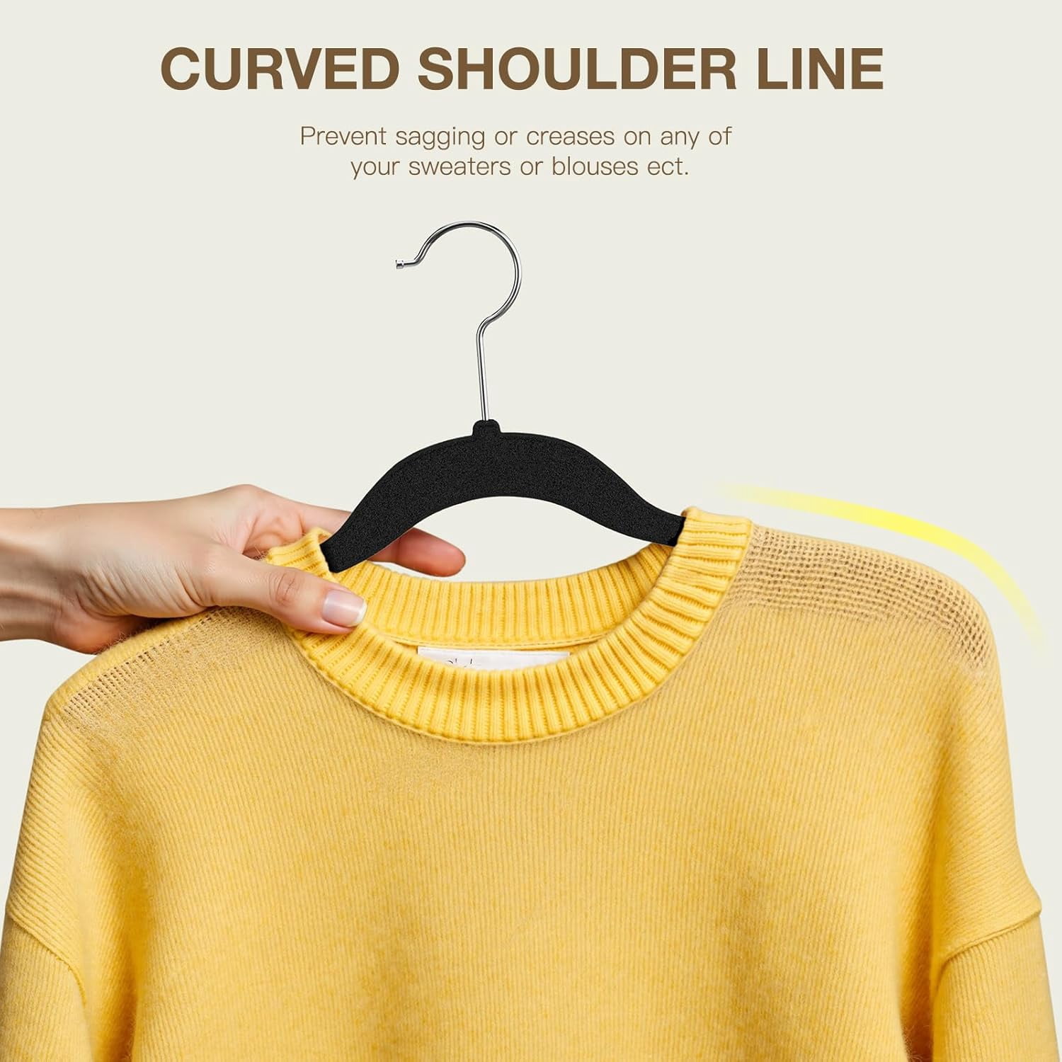 Cozymood Velvet Pants Hangers 20 Pack with Adjustable Clips, Space-Saving Slim Felt Clothes Hangers, Heavy Duty & Non-Slip Flocked Hangers for Pants, Skirts, Dresses and Jeans