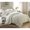 Beige, variant on Chic Home 3 piece Nica pinch pleat pintuck Duvet cover and Shams Set