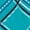 Teal Jade Combo, variant on Petite Gathered V-Neck 3/4-Sleeve Top CloudRed Barn Combo PXXS