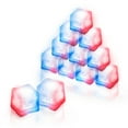 thumbnail image 3 of Windy City Novelties 12 - Pack LED Ice Cubes With Changing Lights - Non Freezing Red/White/Blue, 3 of 6