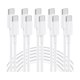 thumbnail image 1 of wonima44 USB C to USB C Cable, 5-Pack 6FT, 60W Fast Charging Power Delivery for iPhone 15/15 Pro/15 Plus/15 Pro Max, iPad Mini 6/Pro 2021, MacBook Pro 2020, Samsung Galaxy S23, Switch, 1 of 1