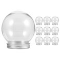 thumbnail image 1 of 10pcs DIY Snow Globe Water Globes Screw Off Caps Empty Snow Globe Making Props, 1 of 3