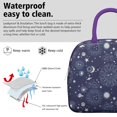 thumbnail image 3 of Lunch Bag Lunch Box for Women Reusable Insulated Lunch Bags,Water-Resistant Gothic Cooler Lunch Tote Bag, Large Capacity for Work Travel Picnic, 3 of 6