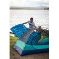 thumbnail image 6 of Klymit Double V Sleeping Pad, Extra Wide 2-Person 3-Season Camping Air Matress  with Pump Sack, Blue, 6 of 8