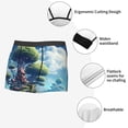 thumbnail image 3 of Balery Fantasy Treehouse Planet Scene Calzoncillos bóxer para hombre, ropa interior de algodón suave y transpirable con cinturilla de nailon-X-Large, 3 of 5