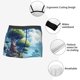 thumbnail image 3 of Balery Fantasy Treehouse Planet Scene Calzoncillos bóxer para hombre, ropa interior de algodón suave y transpirable con cinturilla de nailon-Small, 3 of 5