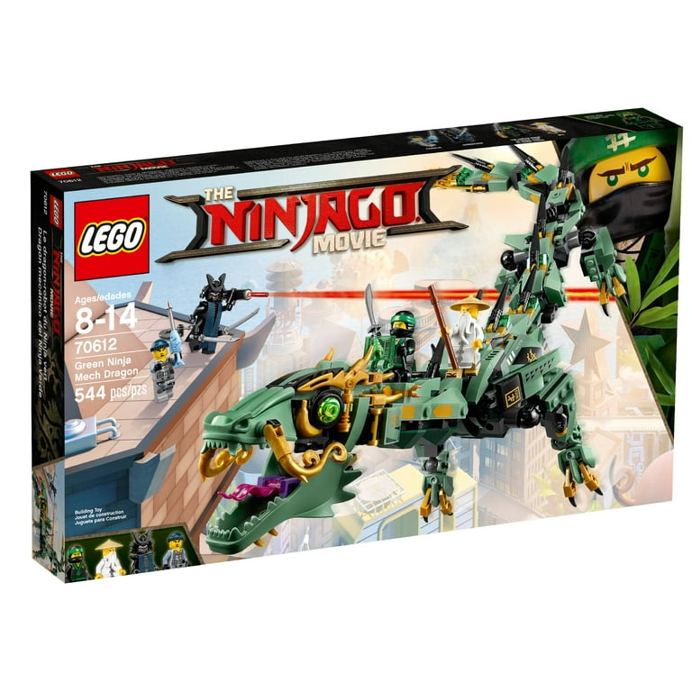 NINJAGO Movie Green Ninja Mech Dragon Ninja Toy with Dragon Figurine Building Kit (544 Pieces) (Discontinued by Manufacturer) - Walmart.com