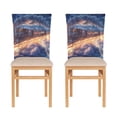 thumbnail image 2 of YAZAOO Chair Covers Set Home Kitchen Train Riding on Glowing Clouds Party Decor Seat Back Cover Protector, 2 of 6
