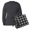 thumbnail image 2 of CafePress - Happy Yule - Women's Long Sleeve Charcoal Gray Pajamas, 2 of 3