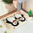 thumbnail image 4 of RBCKVXZ Merry Christmas Door Mat Outdoor 24x16 Inch - Winter Holiday Doormat, Absorbent and Non-Slip for Outdoor Entrances Front Door, 4 of 6