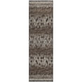 thumbnail image 2 of Addison Rugs Mayfield Washable Transitional Chevron, Argyle Brown Runner Rug, 2'3" x 7'6", 2 of 5