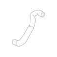 thumbnail image 4 of New Genuine Nissan Hose Radiator, Lower 215038J110 / 21503-8J110 OEM, 4 of 10
