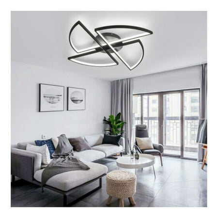 

WANCQ Modern LED Ceiling Light Chandelier Living Room Bedroom Hallway Flush Mount Lamp