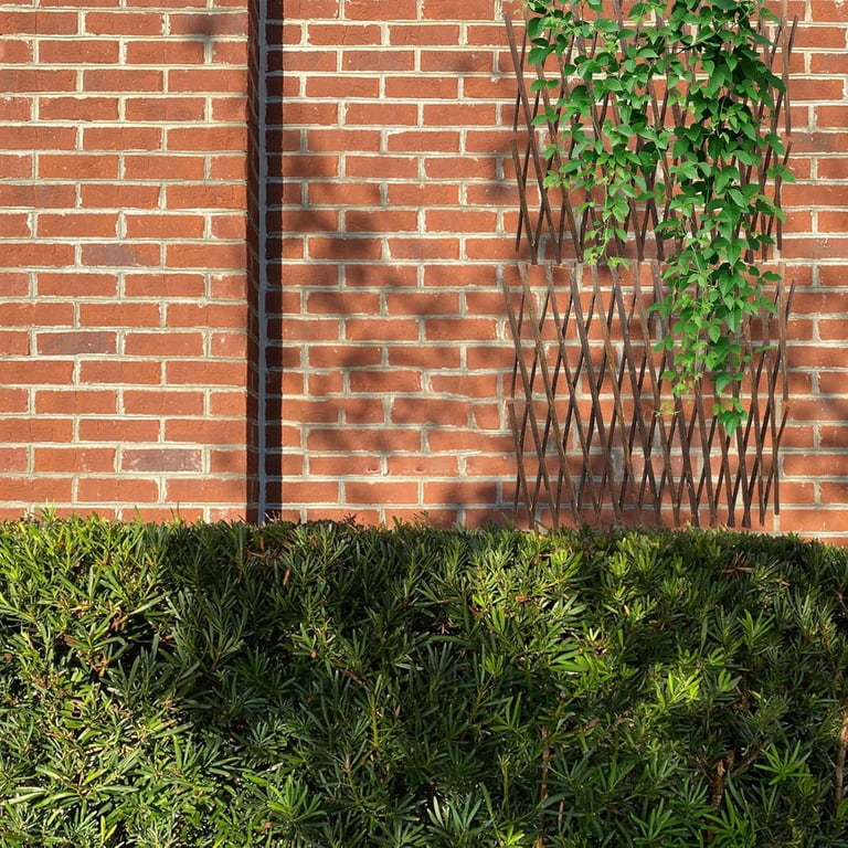 2PCS Wood Lattice Fence Panels for Outside, 11'' x 78.8'' Expandable Garden  Trellis Fence Trellis Natural Wooden Wall Lattice Panels Wood Trellis for  Climbing Plants Outdoor Decorative - Walmart.com