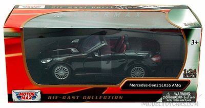 Mercedes Benz SLK55 AMG, Black - Motormax 73292 -1/24 scale