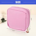 thumbnail image 3 of Vocoste Mini Cosmetic Bag Portable Makeup Pouch Waterproof Women Cosmetic Pouch Pink 5.51", 3 of 6