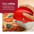 thumbnail image 4 of Zyliss Pizza Wheel - Handheld Pizza Cutter with Removable Blade - Plastic Pizza Cutter with Stainless Steel Blade - Kitchen Tool and Gadget for Right- and Left-Handed Use - Dishwasher Safe, 4 of 7