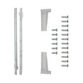thumbnail image 6 of Hickory Hardware Drawer Slide Collection 22" Drawer Slide, Bottom Mount - White, 6 of 6