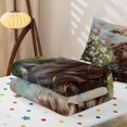 thumbnail image 5 of jejeloiu Sprint Garden Flowers Kitten Zipper Full Size Comforter Sets with Fitted Sheet and 2 Pillowcases Kids,Rustic Plant Daisy Zipper Bedding Set,Reversible,4 Pieces, 5 of 7