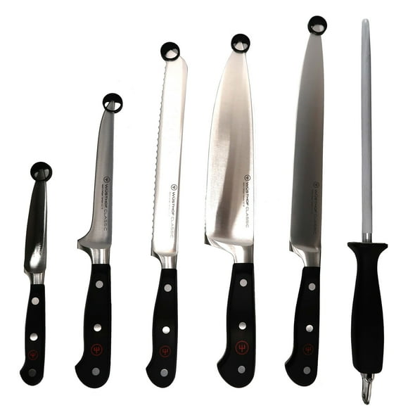 Wusthof 1120160602 Classic Six Piece Cook's Set 6, Black