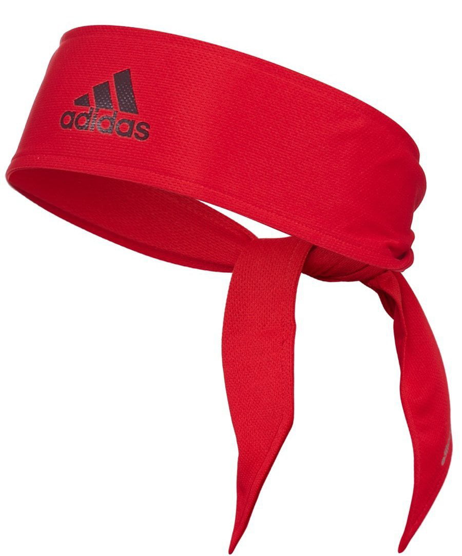 Adidas Tennis Tie Head Band - Red/Black -