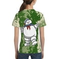 thumbnail image 5 of Ghostbusters Stay Puft Youth Unisex T-Shirt Crewneck Short Sleeve Double-Sided Print Tee Shirts Top For Boys Girls Kid Teen X-Large, 5 of 6