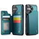 thumbnail image 1 of Funda para iPhone 16 Plus con tarjetero, funda tipo cartera para hombre y mujer con bloqueo RFID, cierre magnético de cuero resistente a prueba de golpes para iPhone 16 Plus, 1 of 10