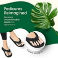 thumbnail image 4 of Pedi Couture Pedicure Sandals for Women - Toe Separator Slippers - Black - Large 8.5-9.5, 4 of 8
