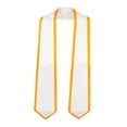 thumbnail image 4 of TISHITA Graduation Stole Scarf Graduation Sash for High School Graduation Ceremonies white, 4 of 8