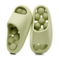 thumbnail image 4 of Fukaraa Pillow Sandals Women Bubble Massage Slippers Spa Indoor Bath Slides, 4 of 9