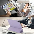thumbnail image 7 of JETech Case for iPad Air 11-Inch M3/M2 (2025/2024), iPad Air 5/4 (2022/2020 5th/4th Generation 10.9-Inch), Protective Hard Back Shell Soft-Touch Tablet Stand Cover, Auto Wake/Sleep (Purple), 7 of 7