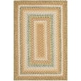 thumbnail image 6 of SAFAVIEH Braided Marco Stripe Bordered Area Rug, Tan/Multi, 8' x 10' Oval, 6 of 8