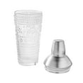 thumbnail image 3 of The Pioneer Woman Channing Glass 24-Ounce Cocktail Shaker with Stainless Steel Lid, Clear, 3 of 6