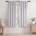 thumbnail image 1 of Blackout Cortinas, Cortinas Blackout Térmicas Aislantes 42x63 Pulgadas, Cortinas Oscurecedoras con Bolsillo para Barra para Sala de Estar y Recámara, Paneles de Tratamiento de Ventanas con Reducción, 1 of 7