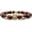 Brown, variant on Gemstone King Crown Bead Gold Bracelets for Men Women,Imperial Crown Royal Luxury Charm Bead Bracelets for boys Punk Hip hop Couple Jewelry Valentine's Day wedding for lovers