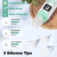 thumbnail image 4 of Nasal Aspirator for Baby, Electric Nose Suction for Toddler, with 3 Silicone Tips, Pause, Music and Light Soothing Function for Infant and Toddlers with 2 Silicone Tips and Music, 4 of 8