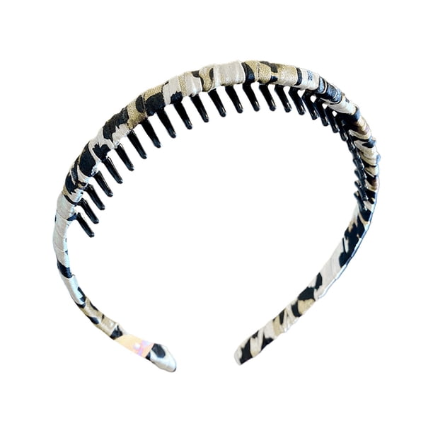 Diademas con dientes de plástico - Dientes de resina, antideslizantes y multicolores, para mujeres Niñas Accesorios para el pelo Deportes
