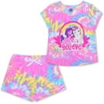thumbnail image 1 of My Little Pony Zipp and Pipp Girls 2 Piece Tie Dye Tee and Short Set (Loungewear Style), 8-20, 1 of 5