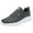 Grey, variant on Mens Business Casual Shoes Wide Toe Box Men Casual Shoes Sports Shoes New Pattern Solid Color Four Thick Sole Flat Bottom up Comfortable Shoes 40