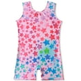 thumbnail image 5 of WOLLED 3-12Y Toddler Kids Gymnastics Leotards for Girls Sparkle Sleeveless Athletic Dance Gymnastics Leotards with Matching Hair Scrunchie, 5 of 10