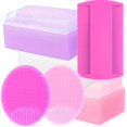 thumbnail image 1 of Set de tratamiento para la costra láctea Xforto para bebés (juego de 6, rosa), 1 of 9
