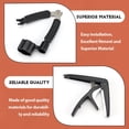 thumbnail image 5 of Kit de Accesorios Guitarra 65 Piezas con Cuerdas Guitarra, Afinador, Cejilla, PúAs, Soporte PúAs Dedo Pulgar, Pines Puente, 5 of 5