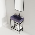 thumbnail image 2 of 24" Vanity, Purple Main - Smooth Surface Basin, Lower Sundry Storage - Bathroom Renovating - Durable and Simple, 2 of 2
