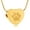 Gold, variant on Stainless Steel Paw Print Heart Cremation Urn Pendant Pet Memory Necklace for Dog Cat Cremation Ashes Keepsake Memorial Jewelry
