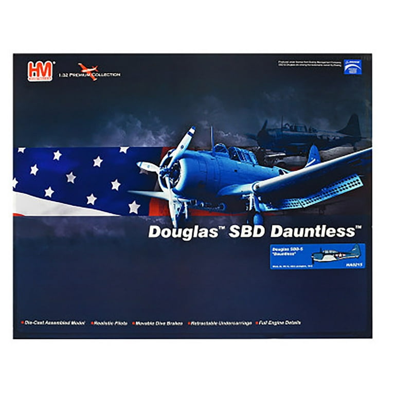 航空機・ヘリコプター HOBBY MASTER Douglas SBD Dauntless 1/32 1:32 SBD Dauntless (diecast) UNBOXING! - YouTube