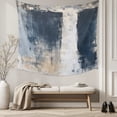 thumbnail image 5 of Navy Blue Grey Large Tapestry for Bedroom Wall Hanging Tapestry, Modern Abstract Art Rustic Ceiling Backdrop Tapestries Poster Blanket Wall Decor for Teens Room Living Room Dorm 100" x 59", 5 of 8