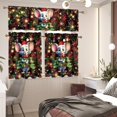 thumbnail image 6 of Christmas Mouse Kitchen Curtains and Valances Set Xmas Rod Pocket Valance and Tier Set for Bedroom Kitchen Cafe Living Room Bathroom, 54'''' x 36'''', 6 of 6