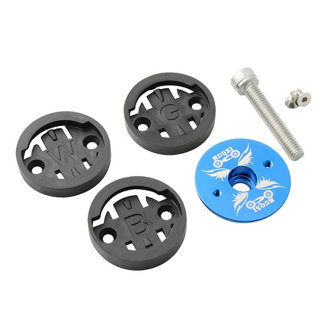 koolsoo Bike Stem Top Computer Mount Base Holder For /Bryton/WAHOO Blue